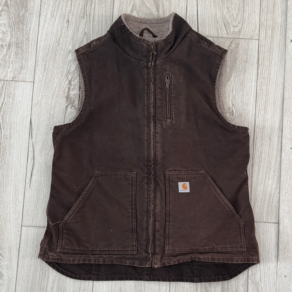 Carhartt Dark Brown Work Vest